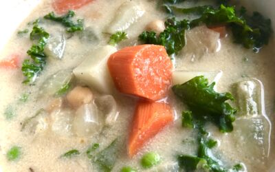 Creamy Vegetable Soup (Nut-free Version)